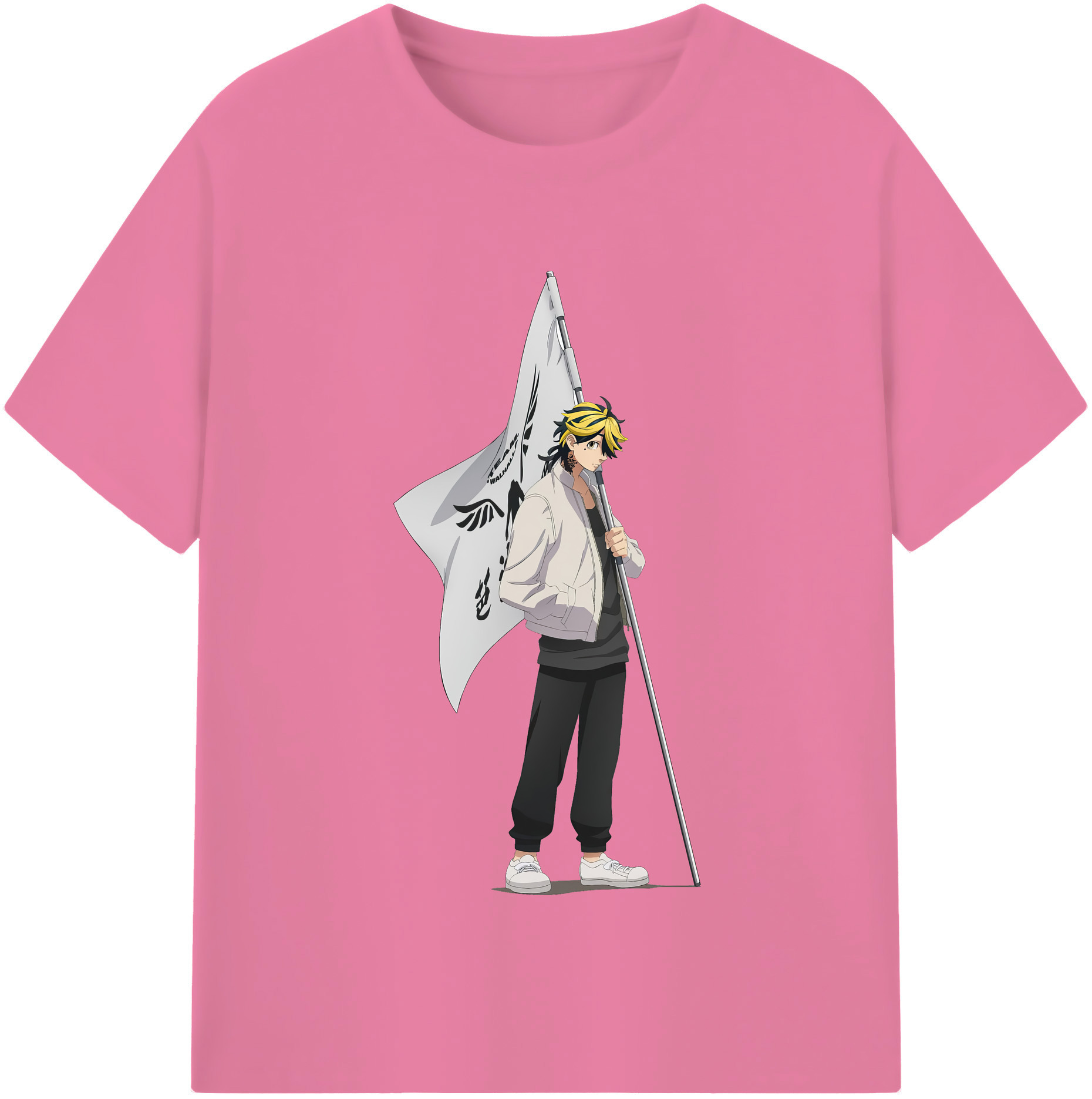 （画像用） 東京リベンジャーズ Tokyo Revengers 綿100％半袖Tシャツ（フロントプリント）